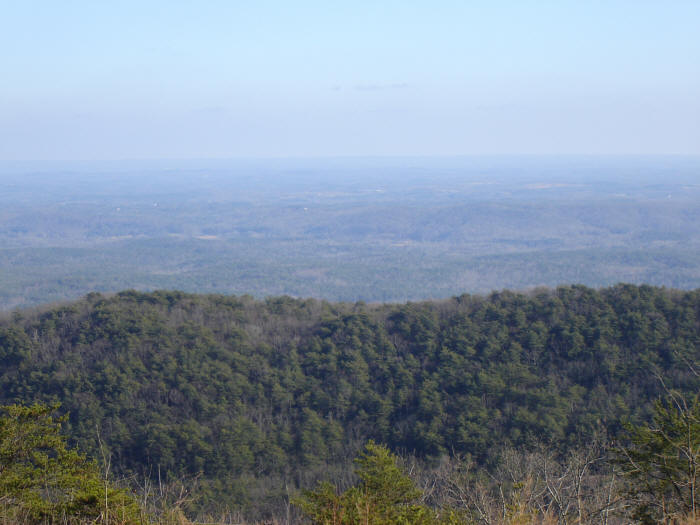 Drinking Gourd route: view from the "Two Hills"